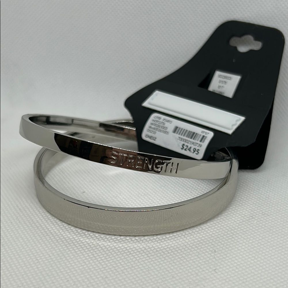 Silver Men's Strength Bracelet